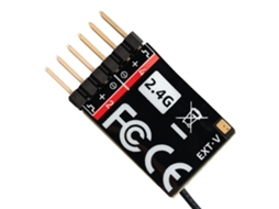Receptor Radiomaster Er4 2.4ghz 4 canais Expresslrs Elrs Rx Pwm com suporte para telemetria e voltagem para aeromodelos, carros, barcos e tanques RC F3p. MDUG