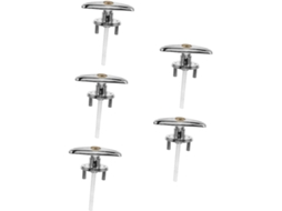 Kit De 5 Chaves Para Fechadura Porta Garagem Tehaux, Peças De Reposição Para Sistema Travamento Porta Garagem