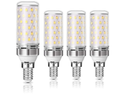 Bombilla Led E14 4 Pack 12w 1200lm Equivalente 100w 3000k Branco Quente Ac220-240v Não Regulável