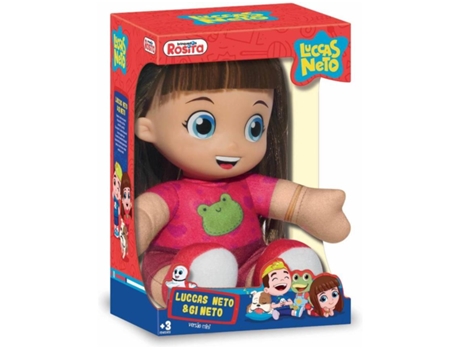 Boneca CONCENTRA Luccas Neto: Gi Pequena (Outlet Grade A - Idade Mínima: 3 Meses - 23 cm)