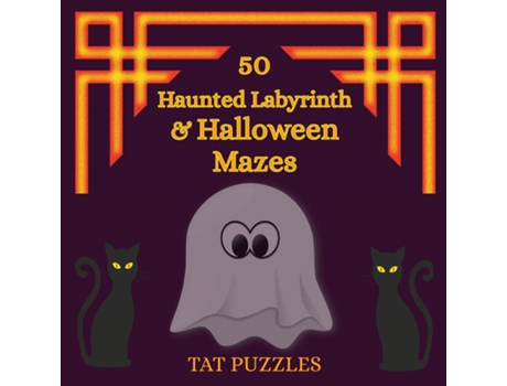 Livro 50 Haunted Labyrinth Amp Halloween Mazes De Tat Puzzles (inglês)
