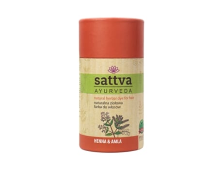 Corante Herbal Natural Sattva Para Cabelo Fórmula Ziolowa Premium Para Tonalidades Naturais Vibrantes, Sem Químicos Agressivos