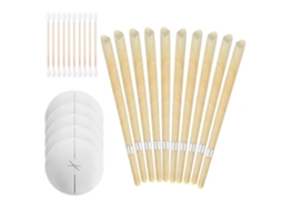 Kit De Ferramentas Para Remoção De Cera Do Ouvido Com Velas E Cotonetes