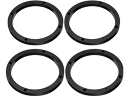 Anel Adaptador De Áudio Para Veículos, 2 Pares, Abs, Para Alto-falantes De 6,5 Polegadas.