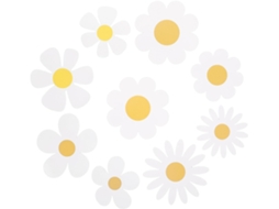 Ímã De Geladeira Inoomp Em Pvc Com Estampa Floral Margaridas