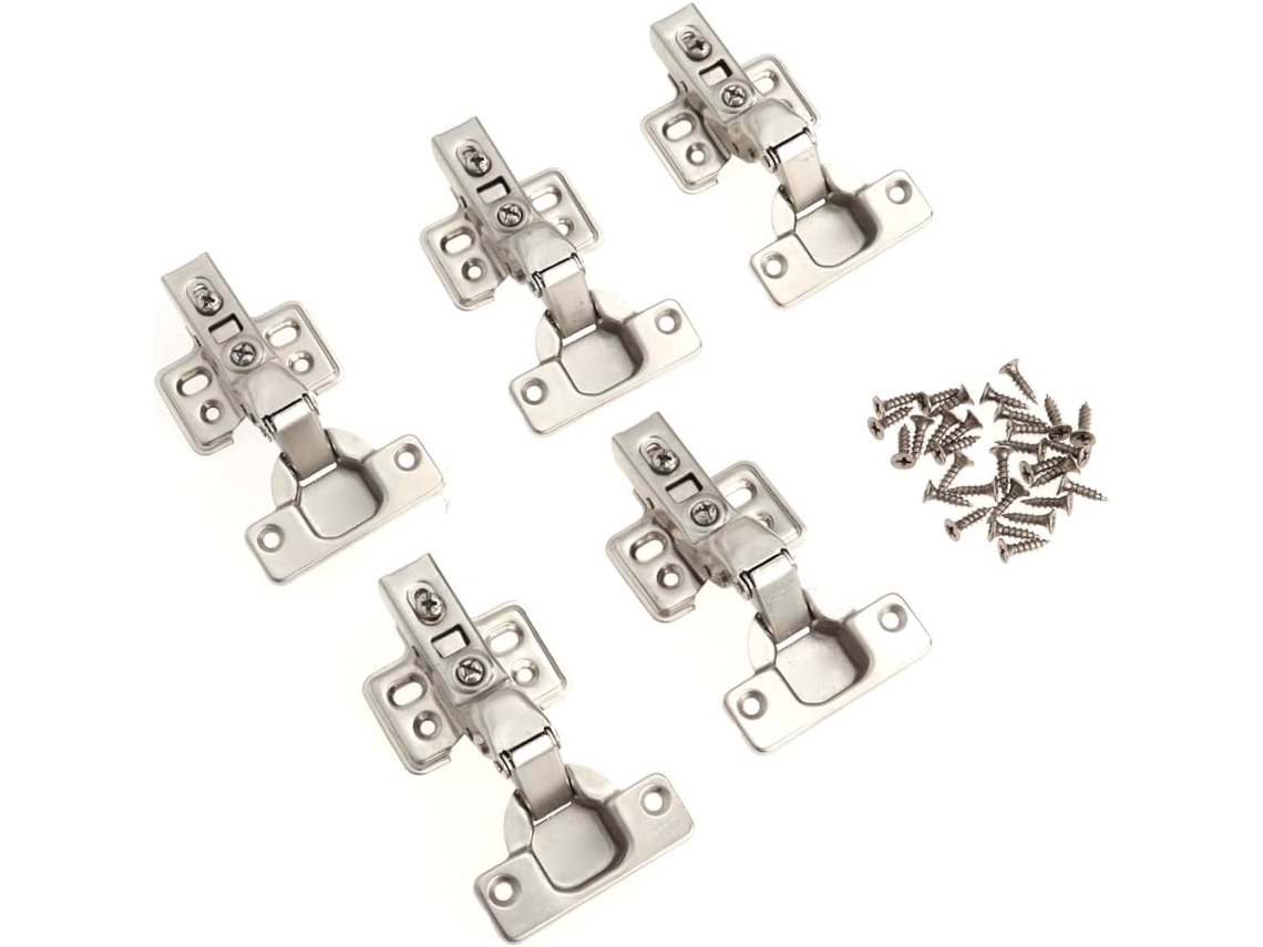 Conjunto De 5 Em Aço Com Para Portas Armários Cozinha Função Suave E