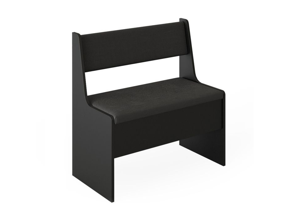 Bancada de Canto para Sala de Jantar Roman 41.5x76.6cm Preto VICCO