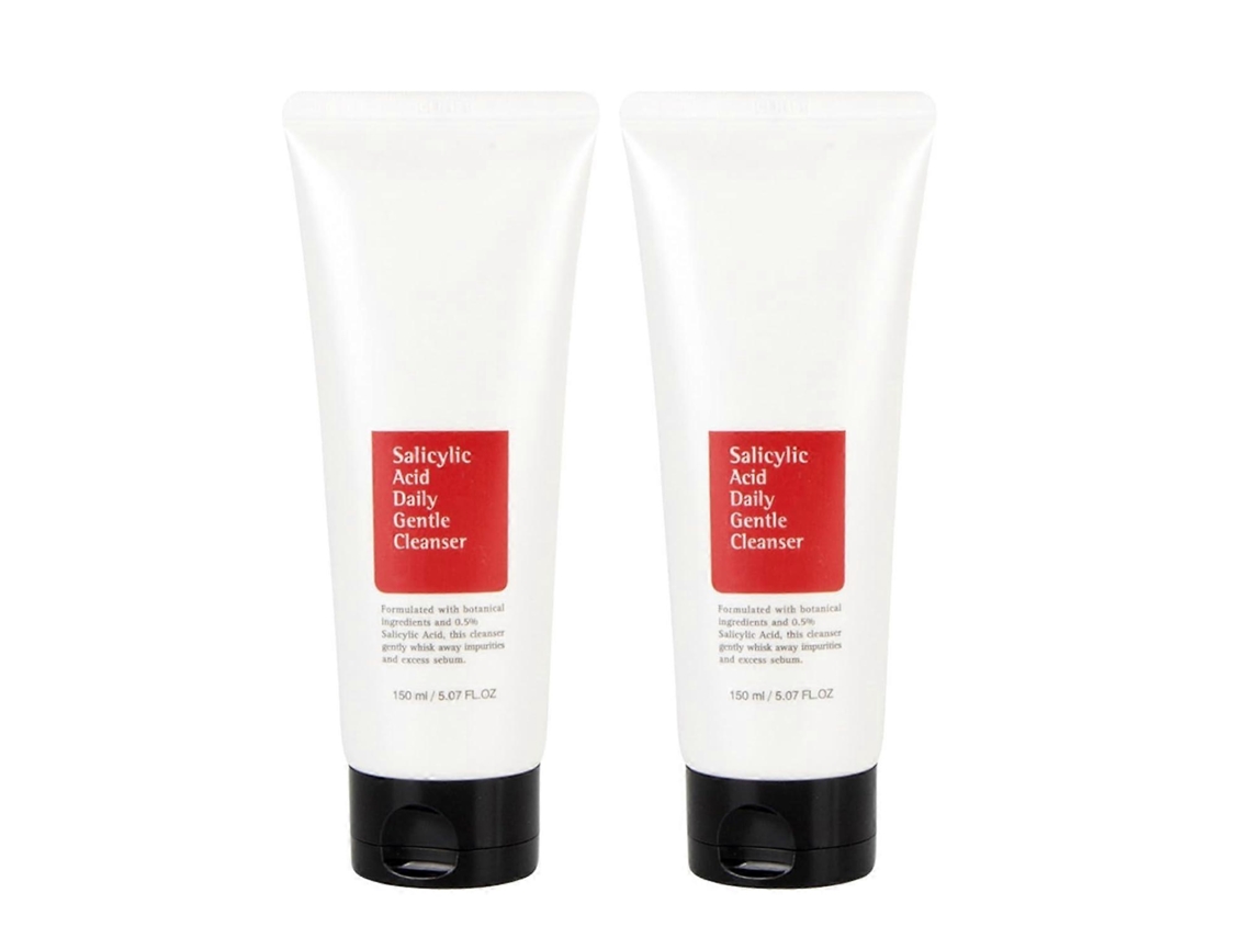 Cosrx Gel De Limpeza Facial Suave Diário Com Ácido Salicílico 2 X 150 Ml - Conjunto Com 2 Unidades