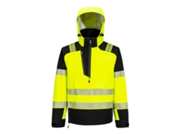Pw3 Overhead High Visibility Capa De Chuva Proteção E Conforto / Laranja Preto / S Portwest