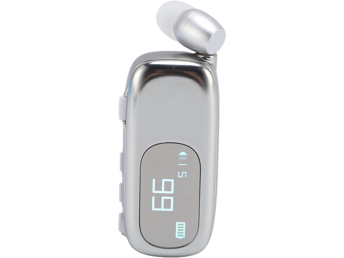 Casque Sans Fil Rétractable V5.4 Para Clipser Com Tela Lcd De Bateria, Écouteurs Stéréo Bluetooth