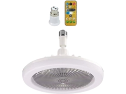 Ventilador De Teto Com Iluminação Led Regulável, Plano Controle