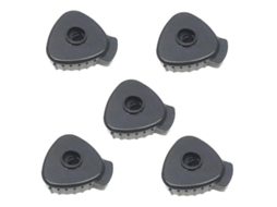 5 Porcas De Prato Quick-fit, Peças De Reposição Para Percussão, Ajustáveis, Compatíveis Com Kit De Bateria 6-8mm Negro