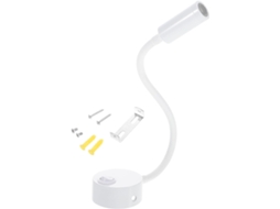 Luminária De Leitura Flexível Com Led, Ideal Para Cabeceira E Uso Em