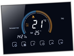 Termostato de Piso Inteligente, Regulador de Temperatura Residencial com Tela Sensível Ao Toque e Modo Manual. SFUSHOS