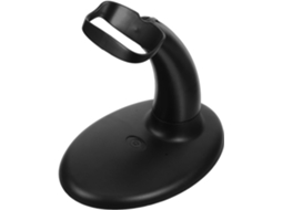 Suporte Para Leitor De Código De Barras Com Base Estável Em Plástico Preto E Ângulo Ajustável.