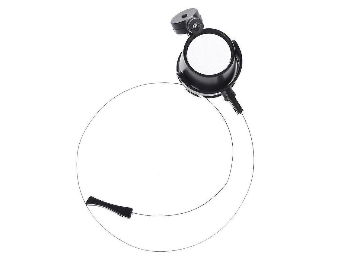 Lupa Portátil 15x com Faixa de Cabeça e Iluminação Led BRILVIBERA