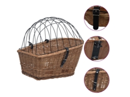 Bike Rear Basket, Bike Rear Baskets Vidaxl Marrom Vime