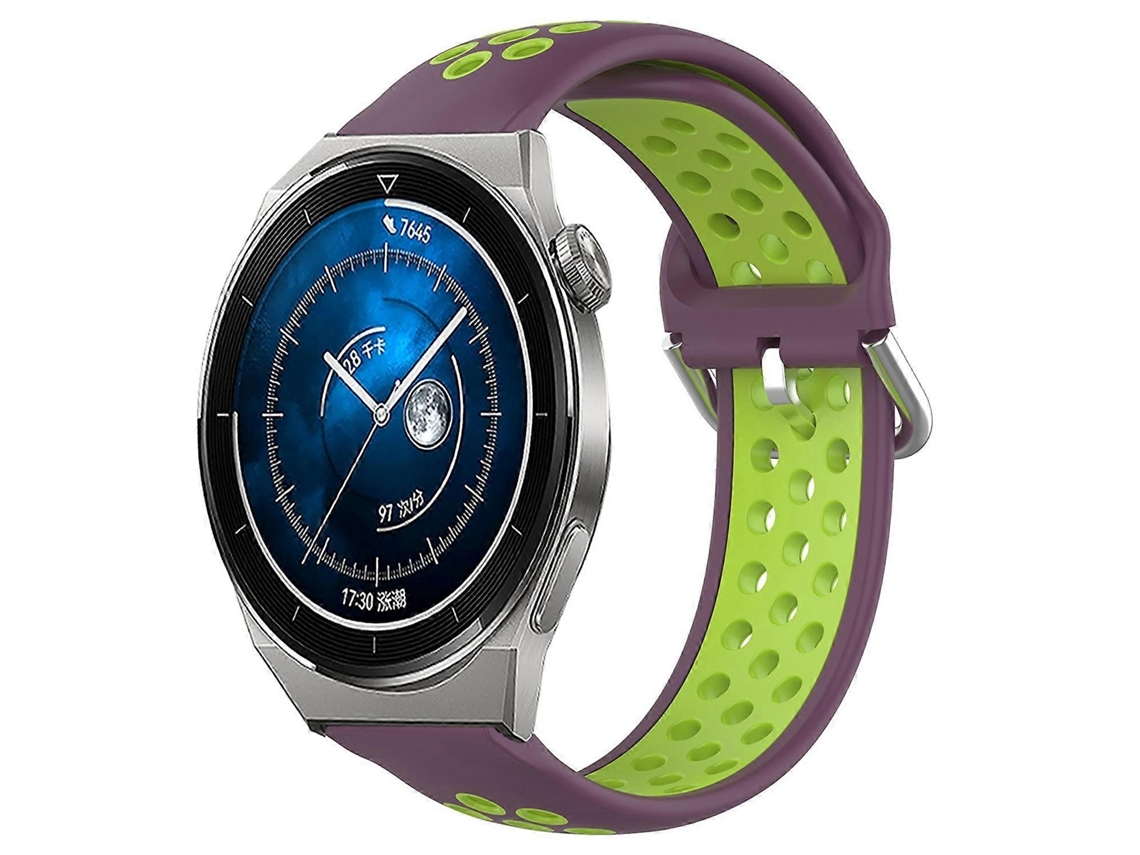 Pulseira De Silicone Esportiva Perfurada E Respirável Para Huawei Watch Gt3 Pro 46mm 22mm