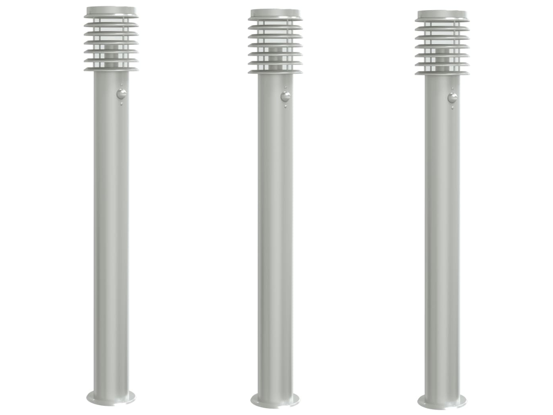 Outdoor Floor Lamp, Outdoor Floor Lamps Vidaxl Prateado Aço Inoxidável (n/a)