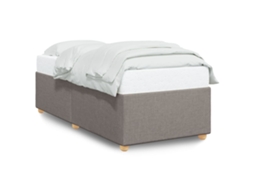 Estrutura de Cama Tecido Cinzento MAISON EXCLUSIVE (80x200 cm)