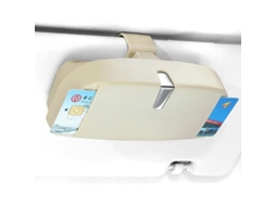 Suporte para Óculos Universal para Carro com Slot de Cartão, Proteção Anti risco e Anti choque