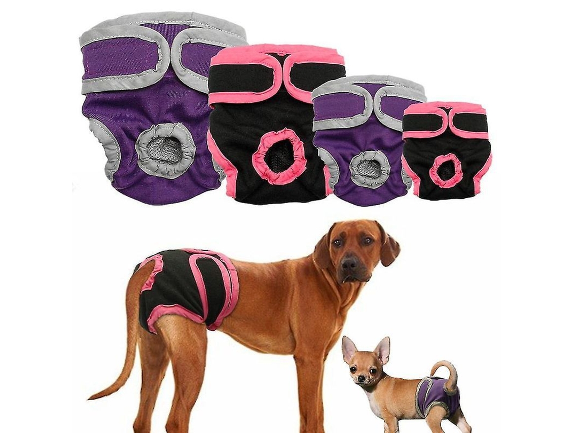 Fasst Fraldas laváveis para cães, absorventes, confortáveis, para fêmeas | S/MARCA
