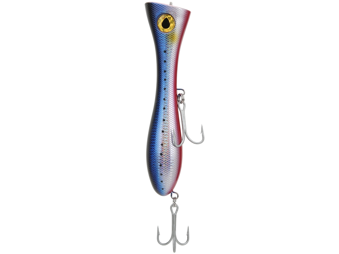 Large Popper Fishing Lure (with Hooks And Rings, Saltwater Lure) Artificial Hard Bait For Yellowfin Tuna And Marlin