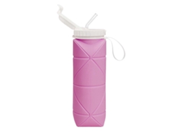 Garrafa De Água Dobrável, Leve E Portátil Para Escola E Ciclismo, Na Cor Violeta.