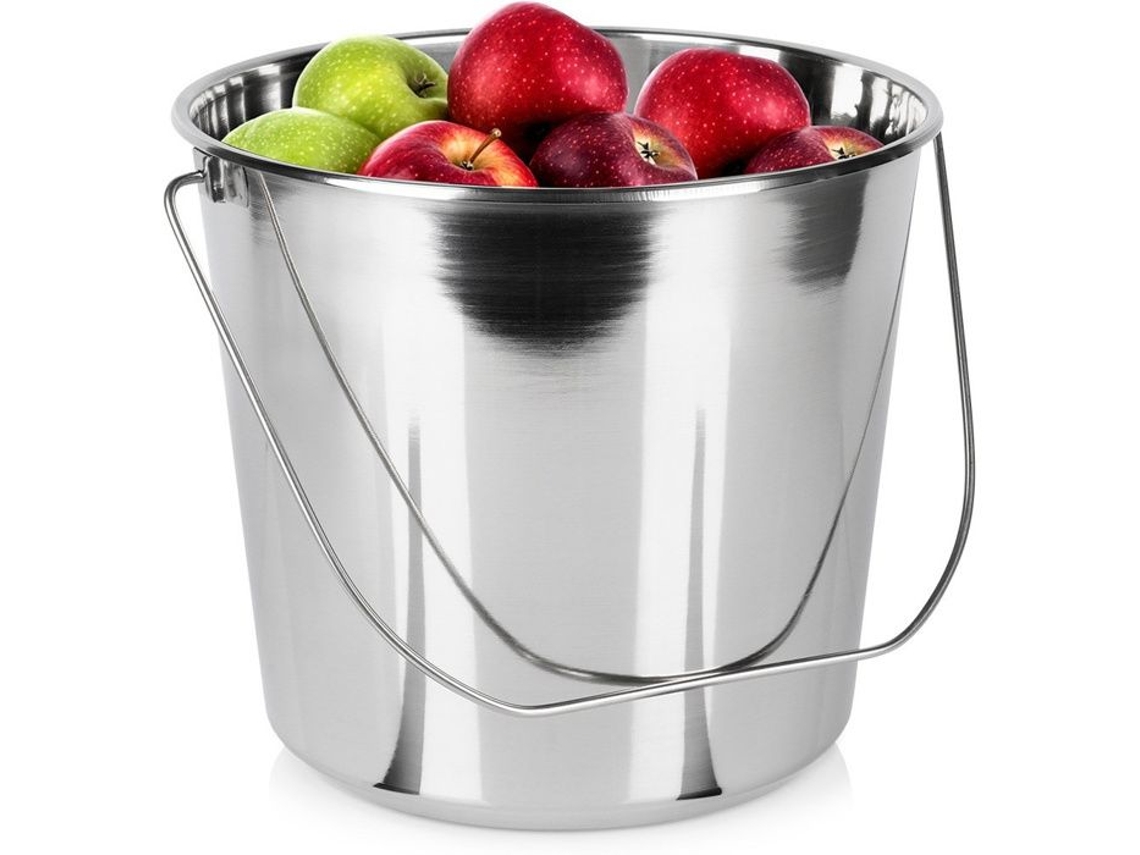 Balde Para Alimentos Orion Aço Inoxidável 18l Alça Confortável