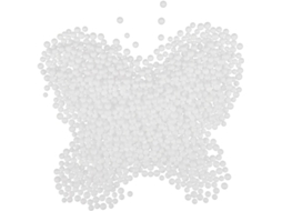 Garniture Pour Pufe En Particules De Mousse Epp, Blanc