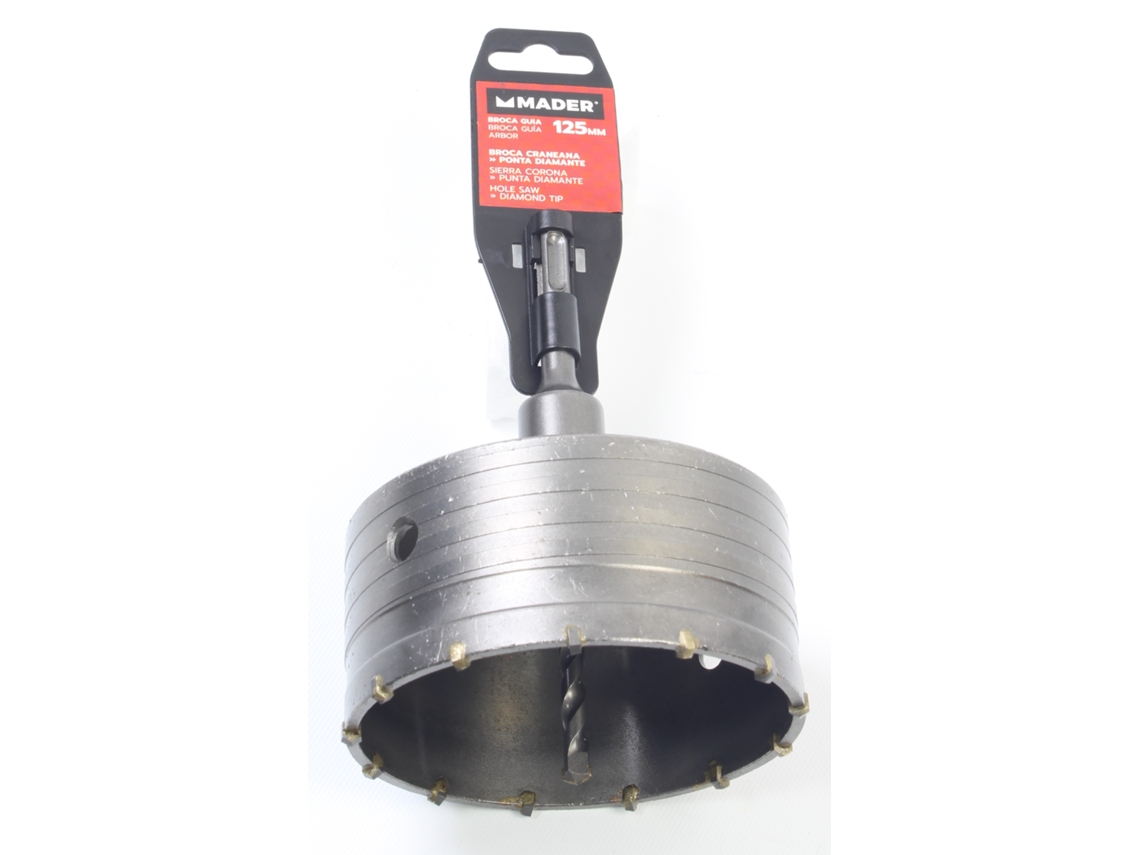 Broca Craneana Ponta Diamante 125Mm com Broca Guia Ref. 95845 MADER