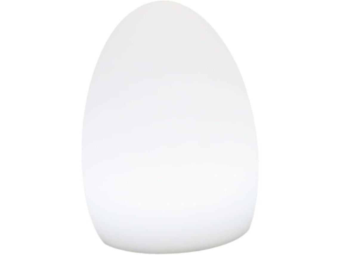 Luminária De Mesa Led Recarregável Via Usb Em Formato De Ovo, Luz Noturna De Cabeceira Com Cores Variáveis.