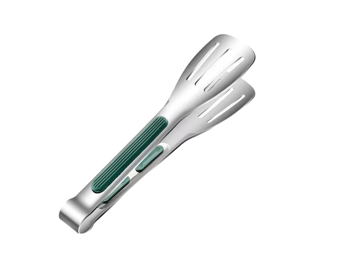 Pinças De Cozinha, Aço Inoxidável, Cabo Antiderrapante, 1pc 7polegadas