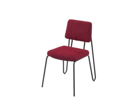 Cadeira Well Home Marrom E Preta Lona Design Minimalista E Versátil Wellhome