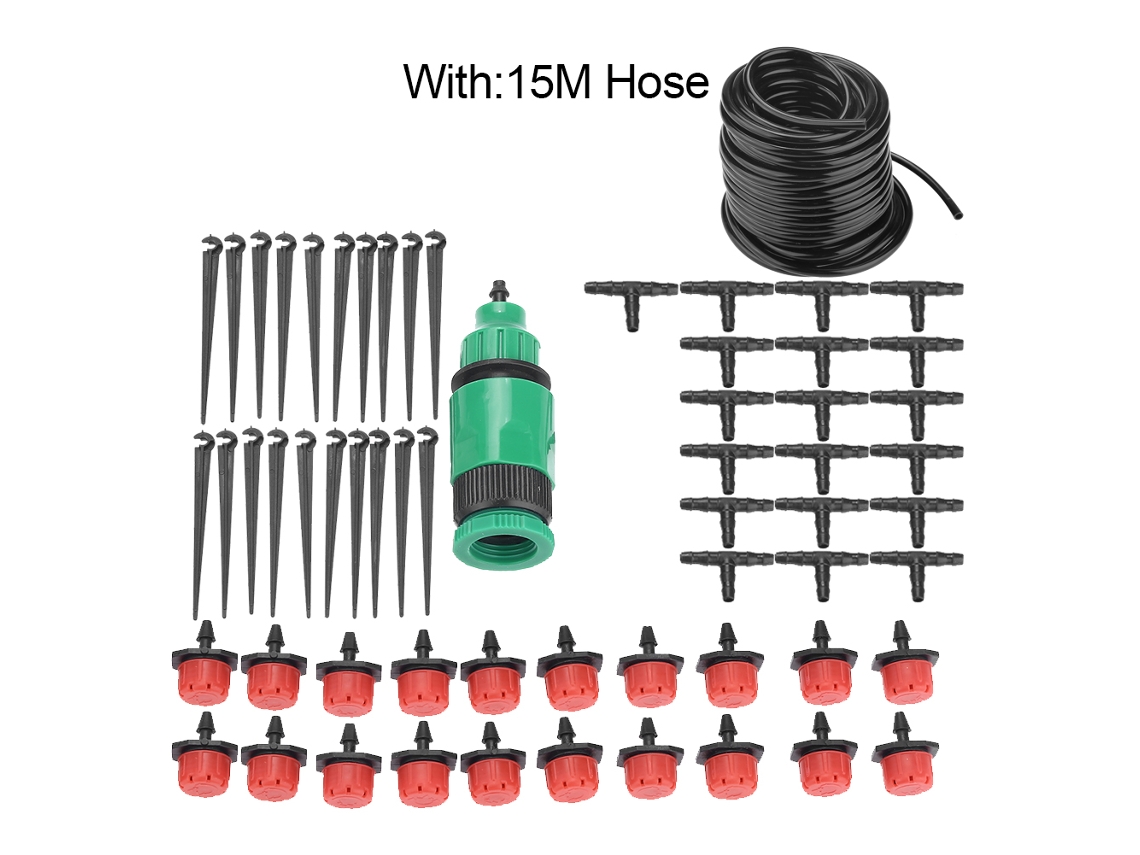 Kit De Irrigação Micro Jardinagem Gramado 15m