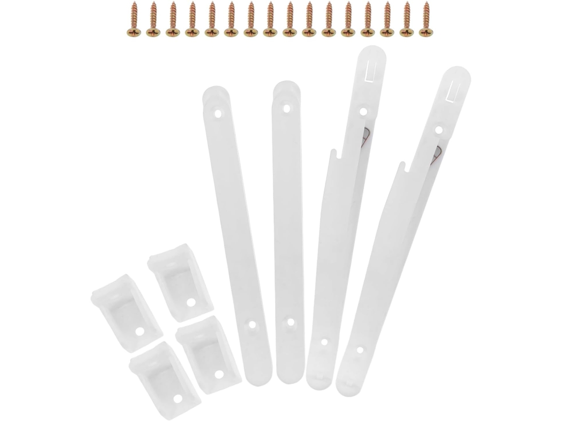 Conector Ajustável Para Grade De Berço, Pacote Com 2 Unidades, Branco