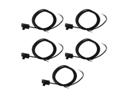 5 Peças Sensor De Interrupção Fotoelétrica De Ranhura U Alta Precisão Npn Dc5‑24v