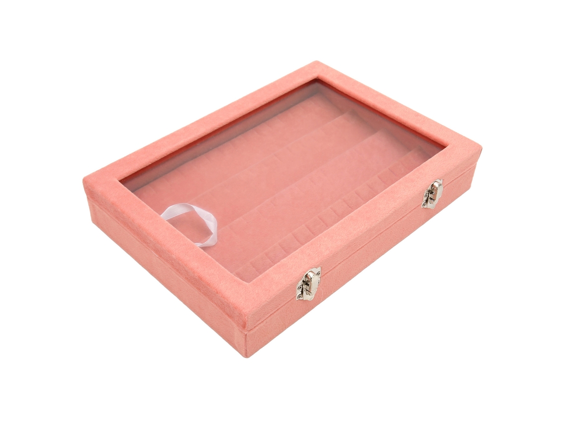 Caixa De Exposição De Pins Transparente E Resistente À Poeira