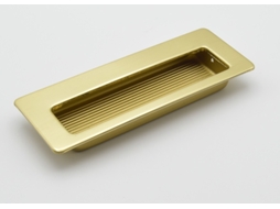 Puxador Retangular para Móveis Zamac 115x42 Mm Dourado HARDWAREXCHANGE