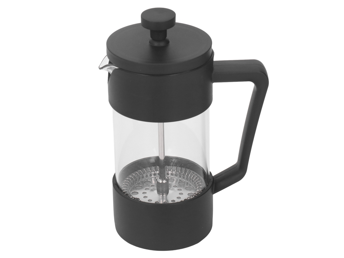 Cafeteira Francesa De 350ml Com Filtro 120 Mesh Para Preparar Chá E Leite.