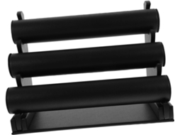Suporte Ajustável De 3 Níveis Para Pulseiras, Suporte Removível Em Couro Pu Preto, Organizador Para