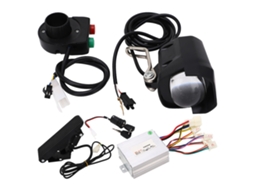 Kit Controlador de Bicicleta Elétrica 48v 500w com Acelerador e Luz Dianteira S/MARCA