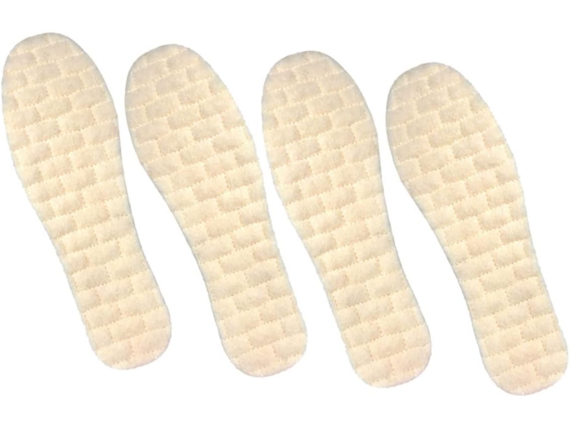 Palmilhas Térmicas Forradas Com Lã Polar Sherchpry 2 Pares, Confortáveis E Quentes Para O Inverno, Com Amortecimento