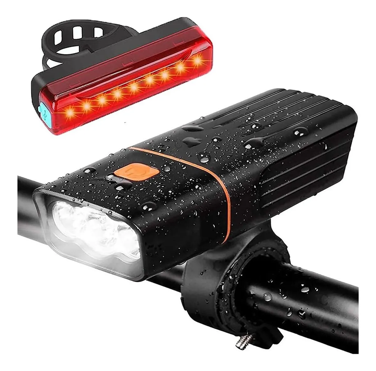 Luzes De Bicicleta De 1000 Lm Com Luz Traseira Recarregávelvayotoy