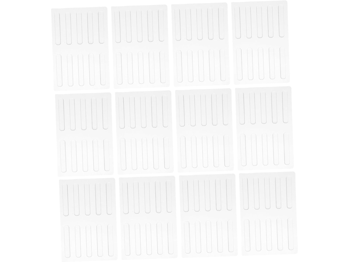 Lurrose Conjunto De 50 Peças Fita Adesiva Transparente Anticolisão Para Proteção Bordas, Puxadores De Portas E Armários