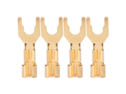Conector Spade Y Dourado LAXISCREED 45 Graus