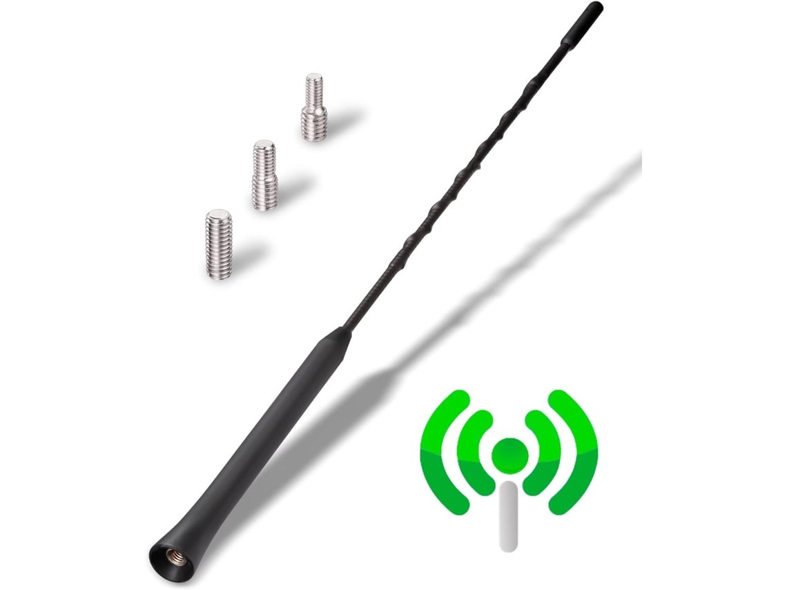 Antena de carro universal, 28cm, para rádio DAB, FM, alta qualidade, sem marca