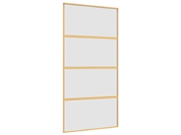 Porta Deslizante Vidro Fosco/alumínio Dourado 102,5x205 cm MAISON EXCLUSIVE