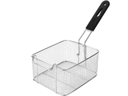 Cesto de Fritar com Cabo Longo, Malha Metálica ZYBLSSBB