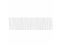 Maison Exclusive - Cortina De Renda Com Cortinas Branco 120 X 600 Cm Poliéster